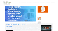 Desktop Screenshot of fastingblog.com